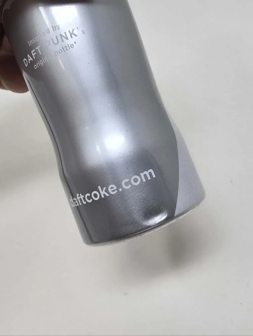Limited Edition Daft Punk Coca Cola Glass Metal Alloy Bottle Music Band RARE